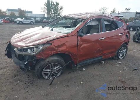 2017 Hyundai Santa Fe Sport 2.4L z USA, uszkodzony, nr VIN 5XYZTDLB1HG442147